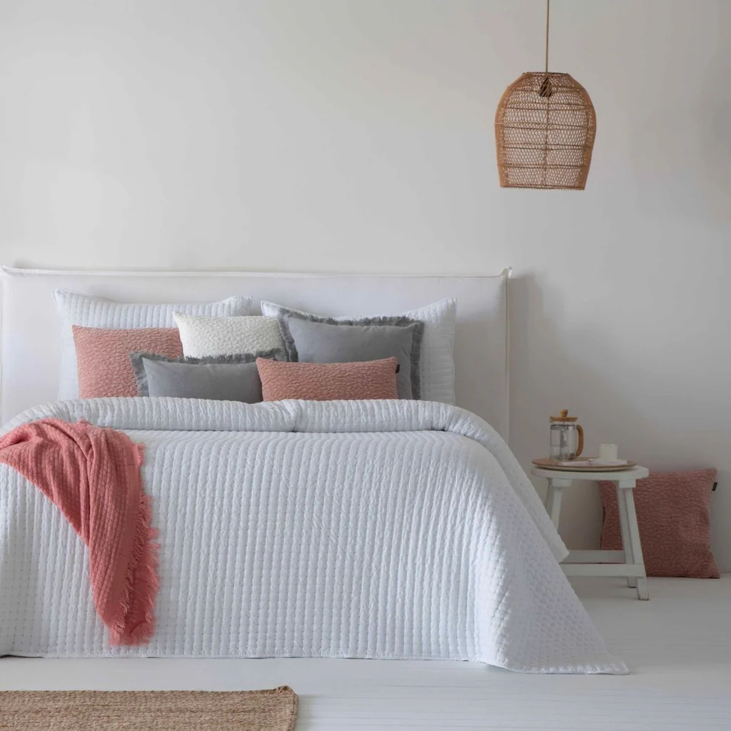 Colcha bouti Azara – Ropa de cama blanca y elegante | Fun & Deco | Textilov