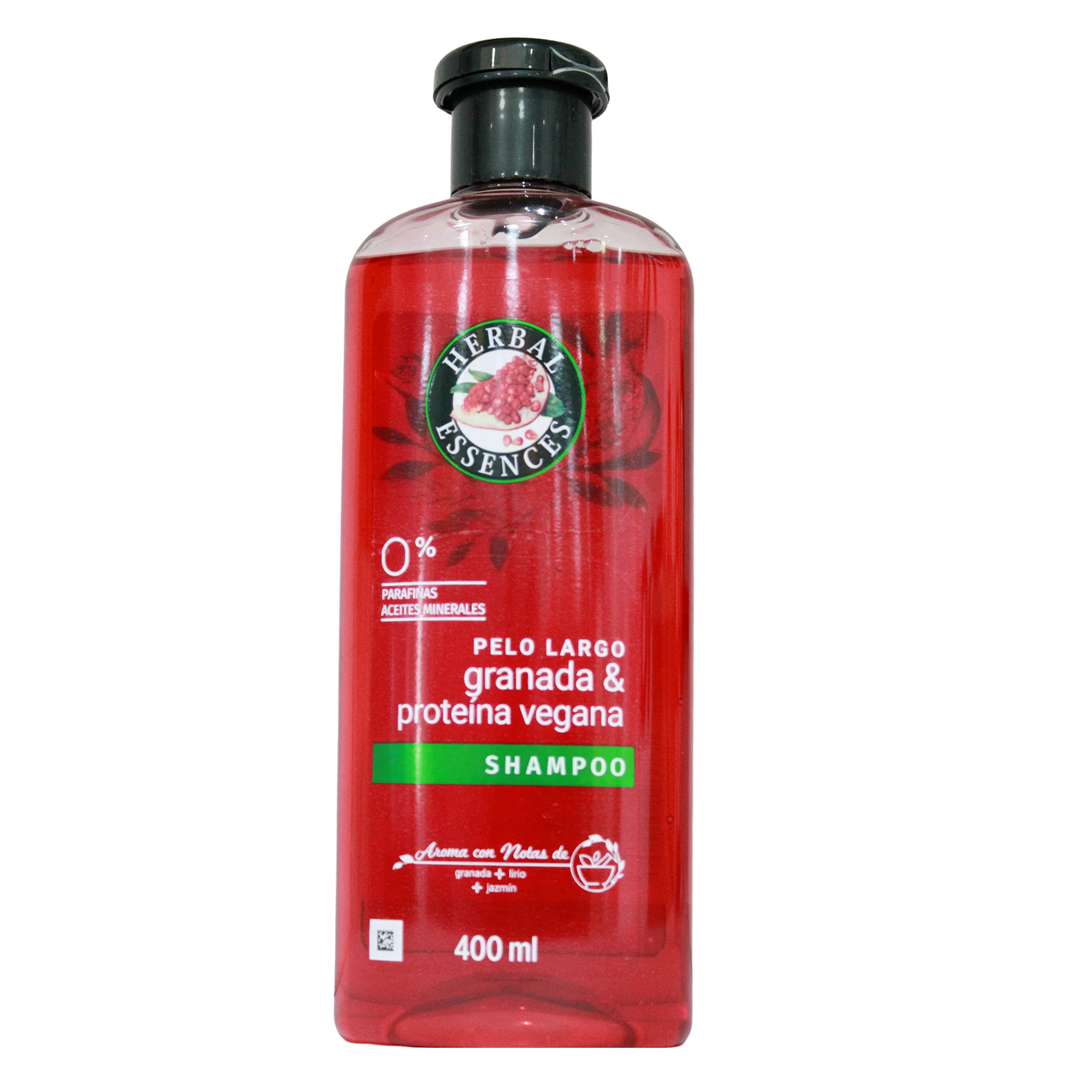 Shampoo Herbal Essences Granada Y Proteína Vegana X 400Ml