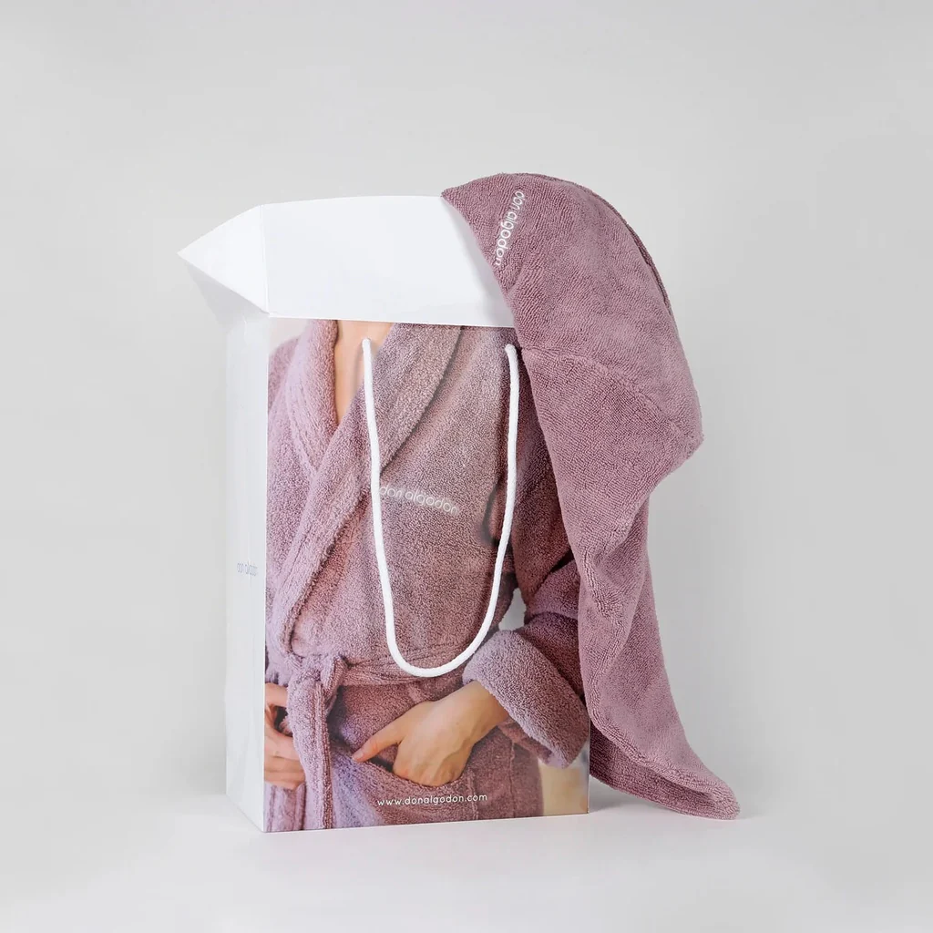 ALBORNOZ ZERO TWIST MALVA DON ALGODÓN - Imagen 4