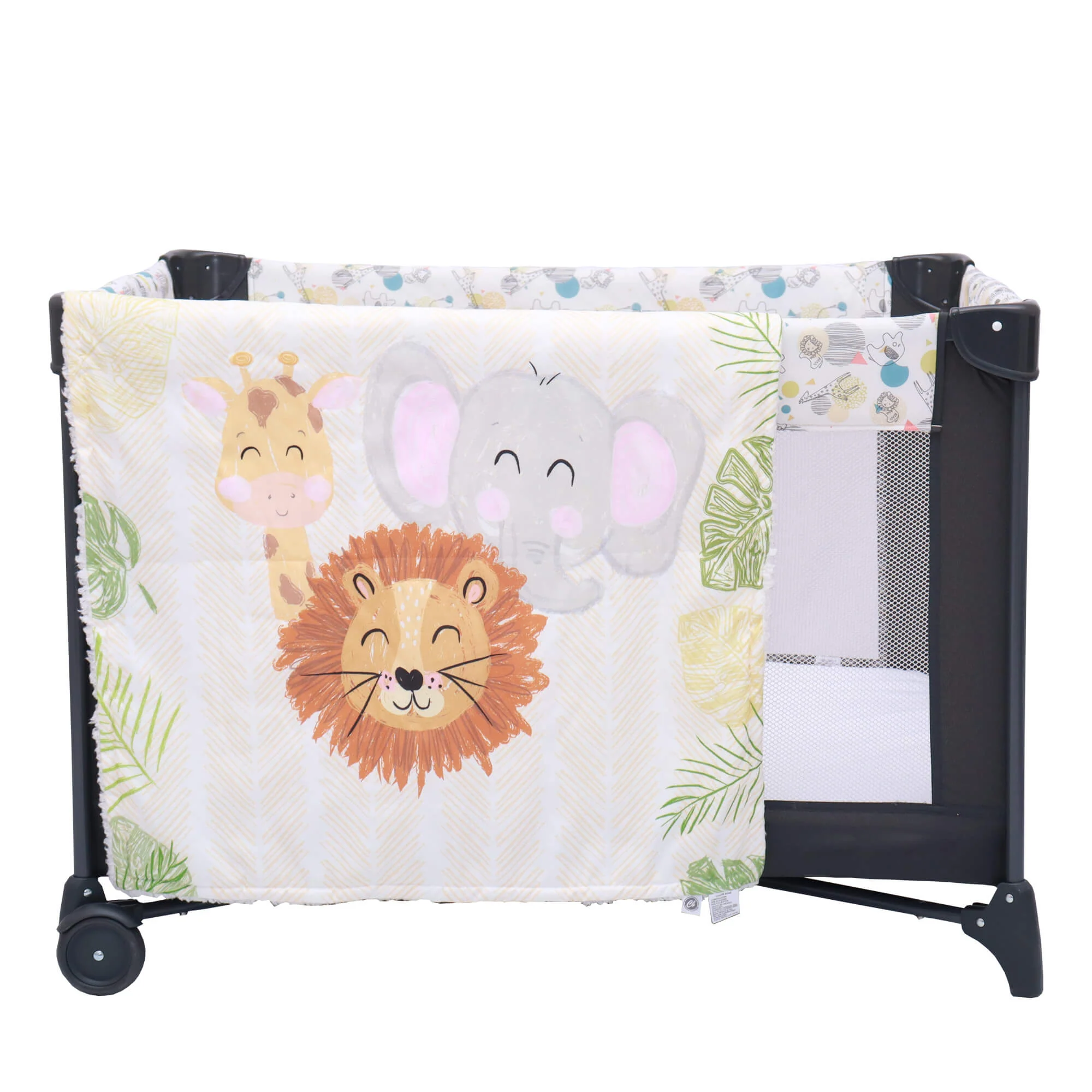 Edredon Borrega Cary Safari Cuna Viajera 70x100 cm - Imagen 2