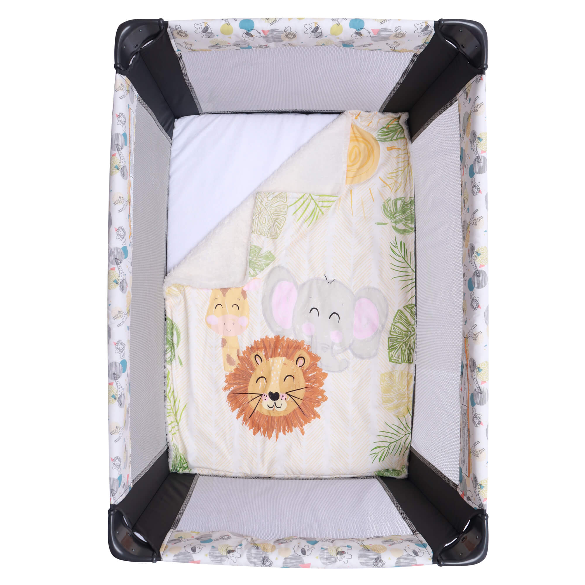 Edredon Borrega Cary Safari Cuna Viajera 70x100 cm - Imagen 3