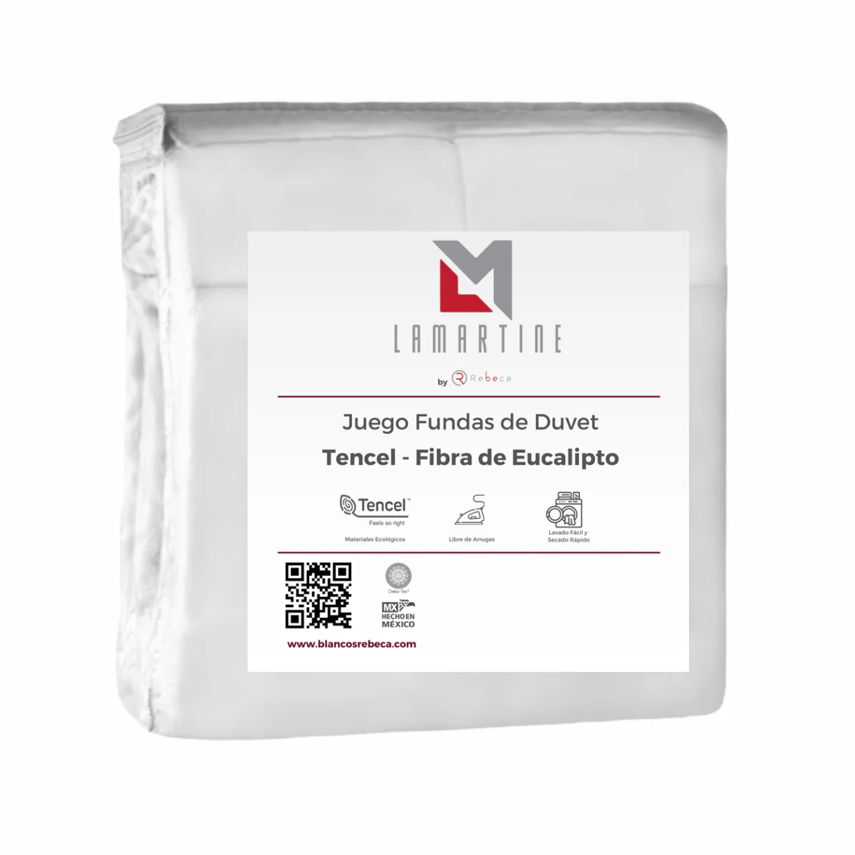 Juego de Fundas de Duvet Tencel - Fibra de Eucalipto Ultra-fresco y Ultra-suave - Tamaño y Color a Elegir - Imagen 2