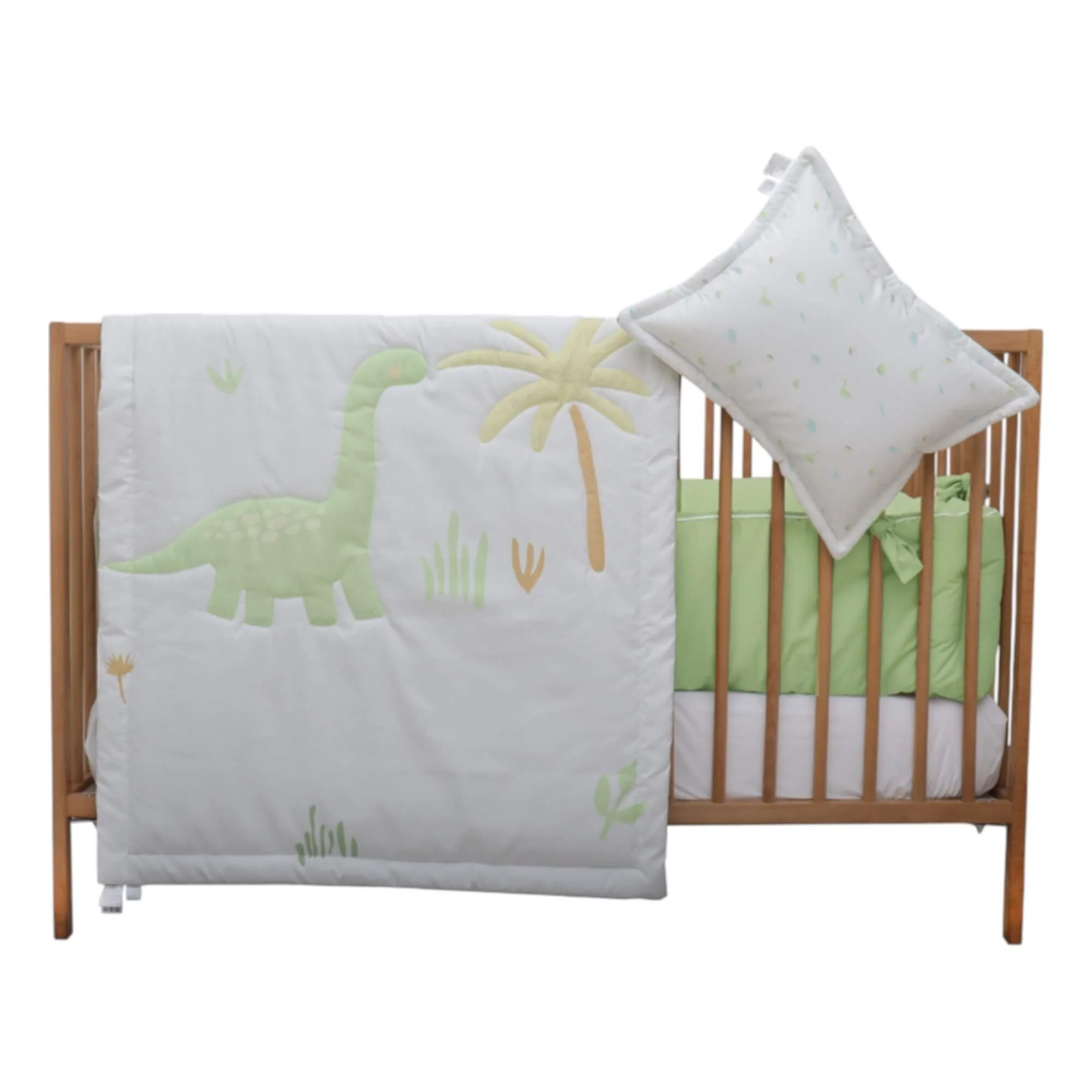 Juego de Cuna Cary Dino brach 4 piezas Verde - Imagen 4