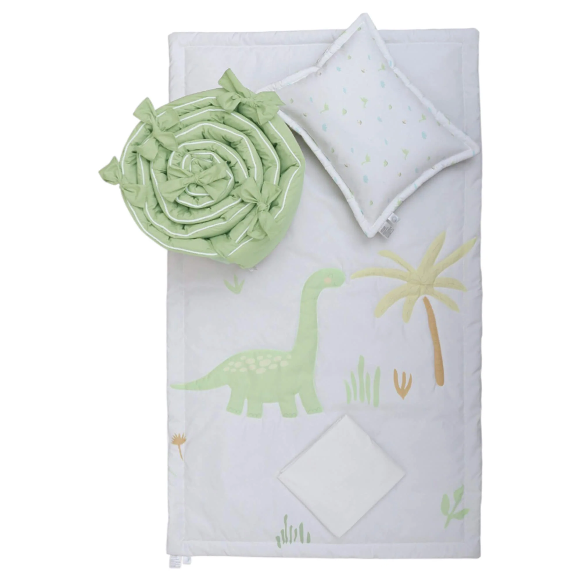 Juego de Cuna Cary Dino brach 4 piezas Verde - Imagen 2