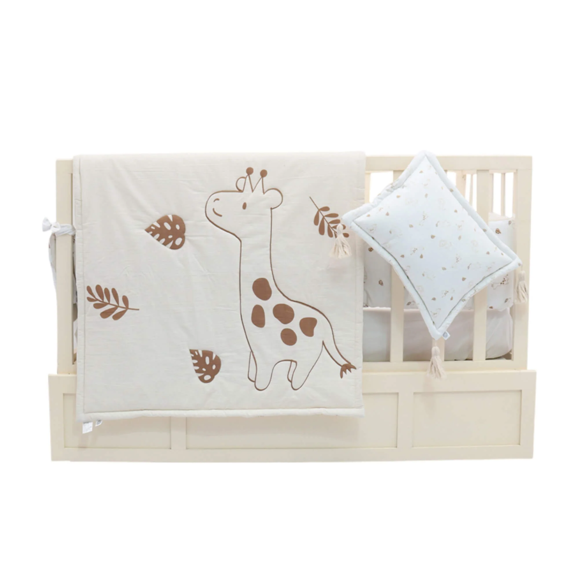 Juego de cuna Cary Jirafa 100% Algodón