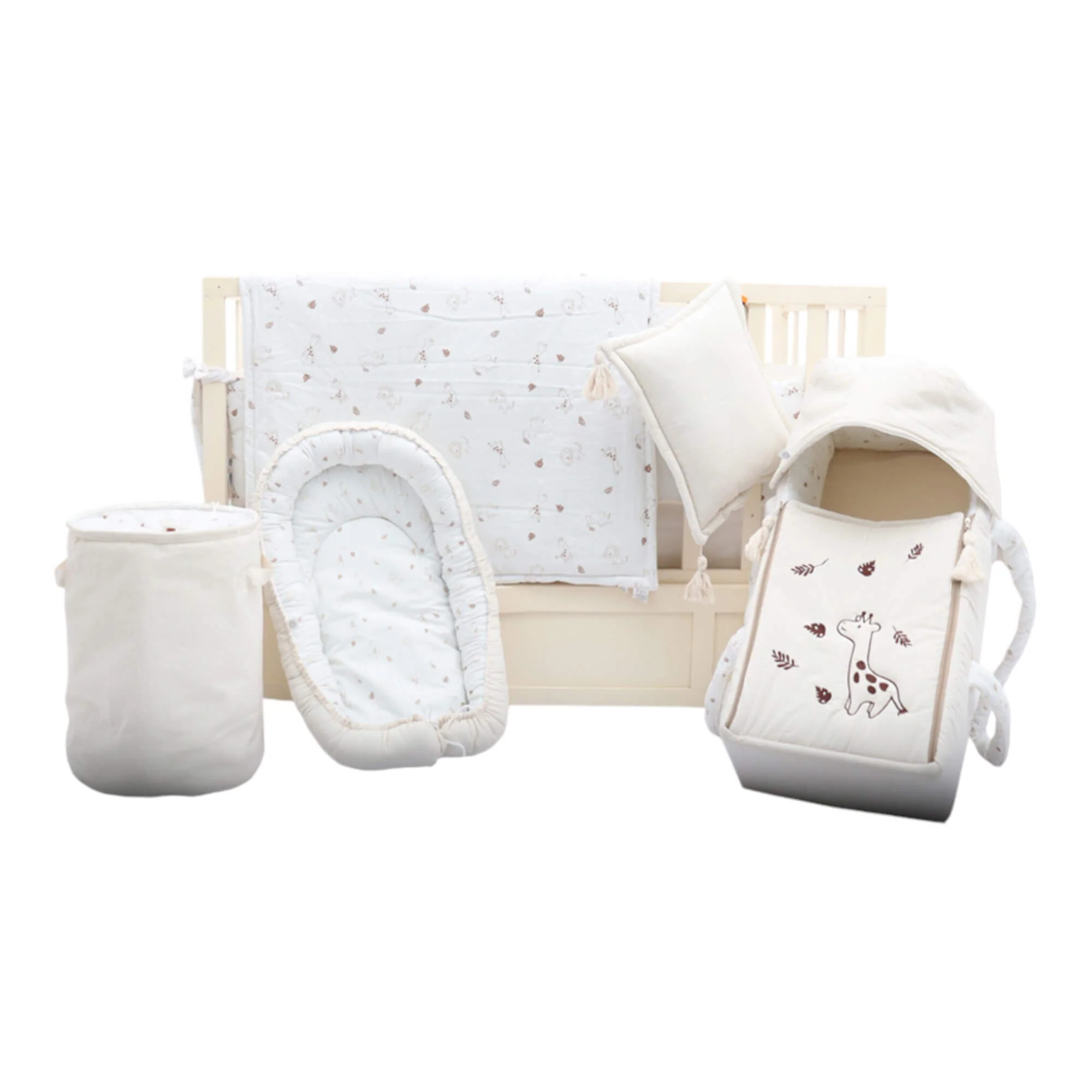 Juego de cuna Cary Jirafa 100% Algodón - Imagen 7