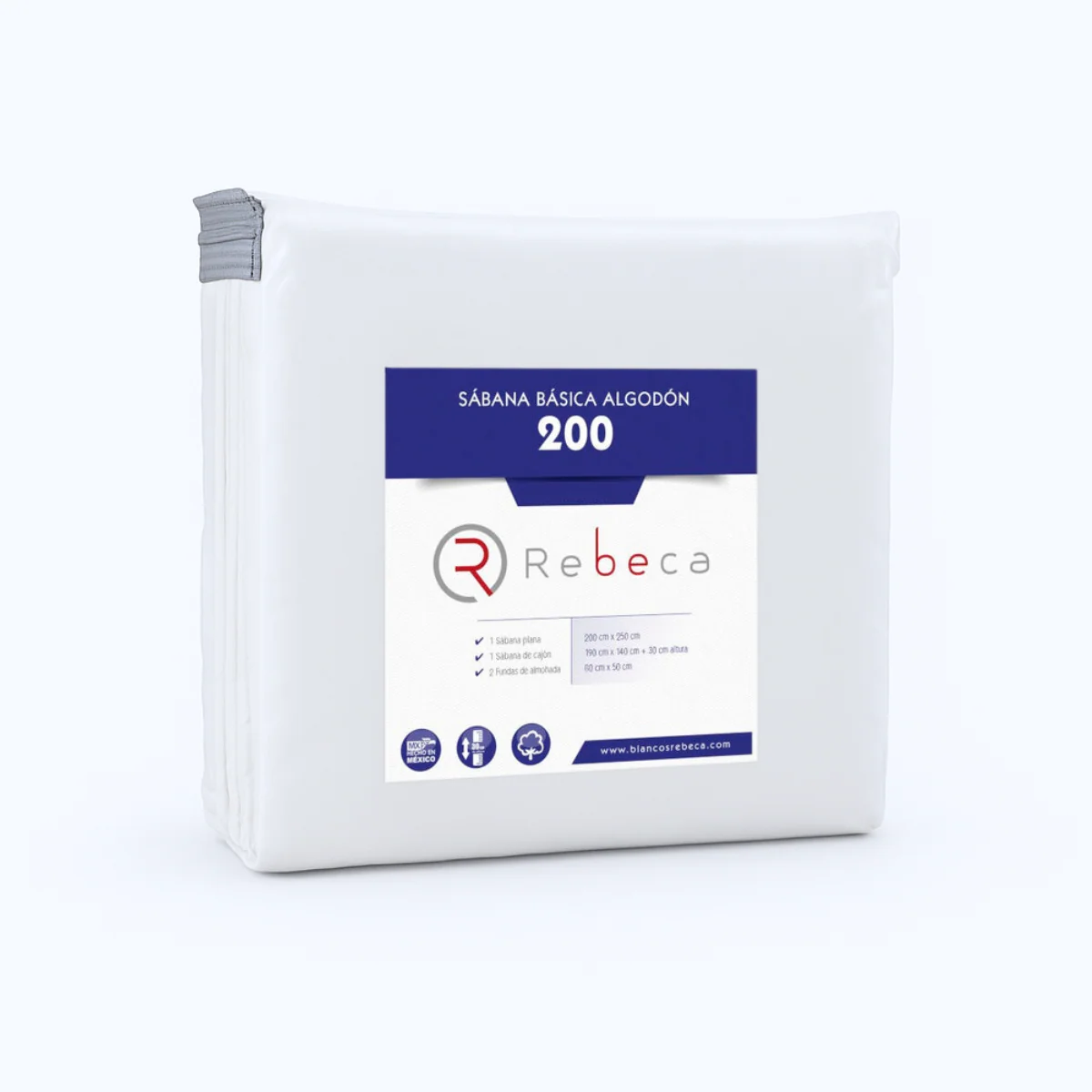 Juego de Sábanas Básica Algodón Percal 200 -Tamaño y color a elegir - Imagen 3
