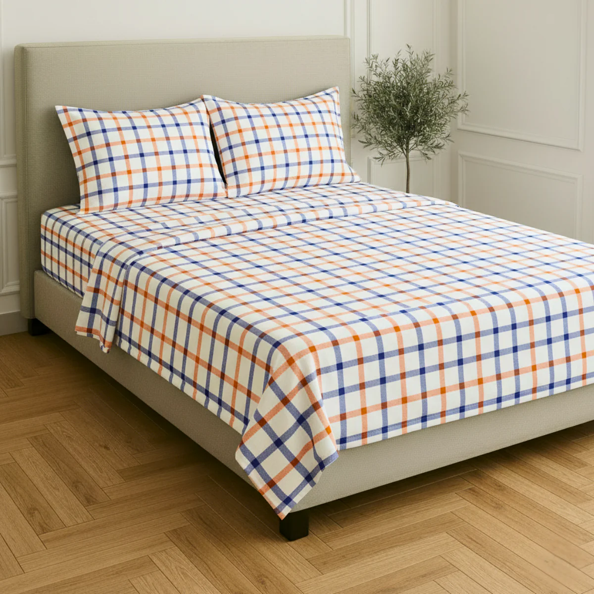 Juego de Sábanas Básica Algodón Percal 200 Estampado -Tamaño y color a elegir