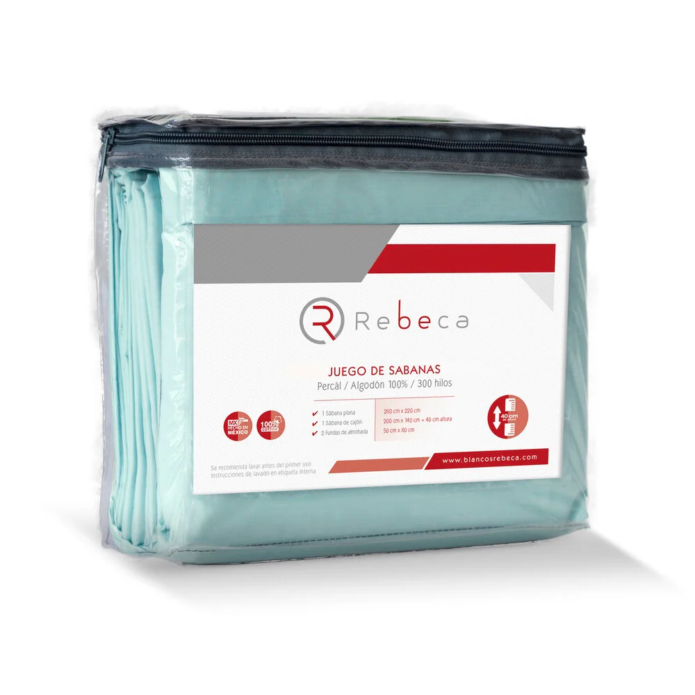 Sábana Algodón Confort 300 Rebeca- Elegir Tamaño y Color - Imagen 4