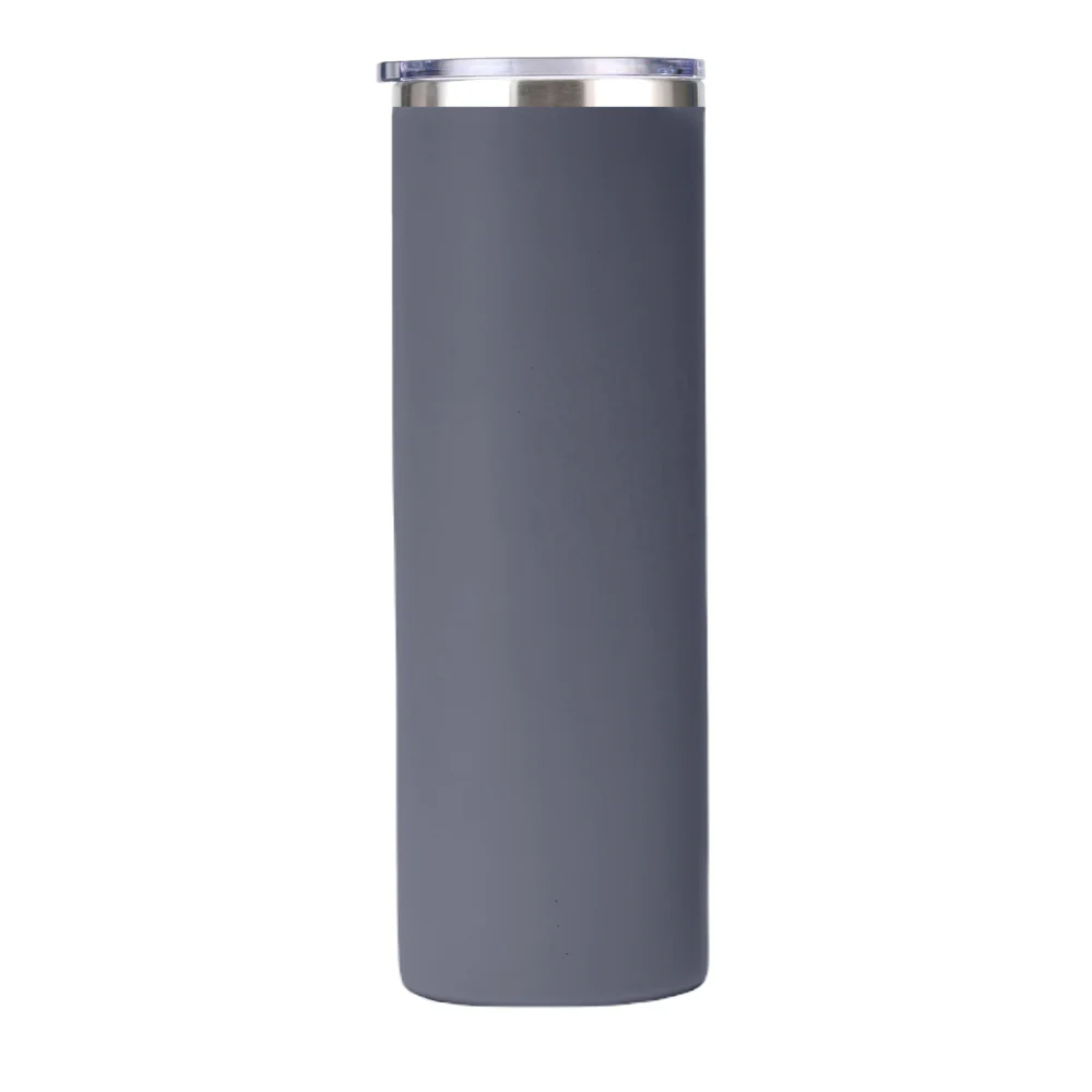 Vaso Térmico Skinny Termo 20 oz Doble Capa Inoxidable Frío Calor Premium - Imagen 2