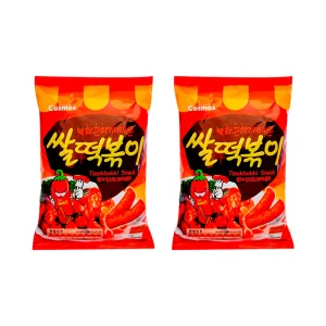 Tokpoki Snack - Snack de Arroz con salsa Tokpokki Picante y Dulce - X2 Unid